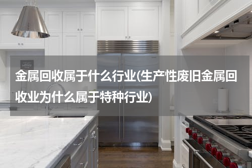 金属回收属于什么行业(生产性废旧金属回收业为什么属于特种行业)