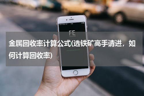 金属回收率计算公式(选铁矿高手请进，如何计算回收率)