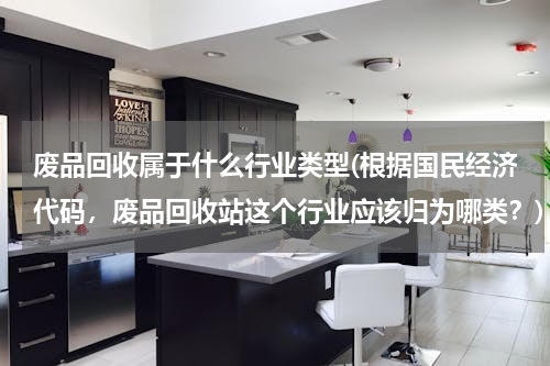 废品回收属于什么行业类型(根据国民经济代码，废品回收站这个行业应该归为哪类？)