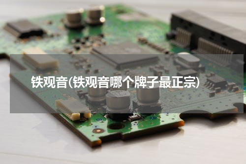 铁观音(铁观音哪个牌子最正宗)