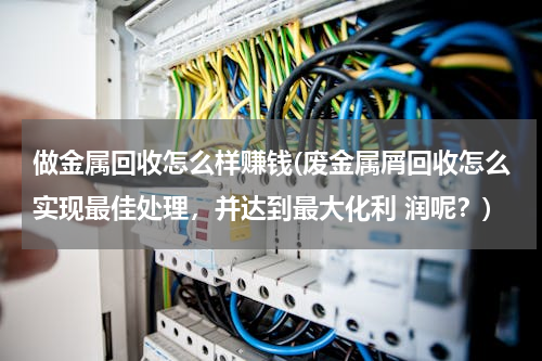 做金属回收怎么样赚钱(废金属屑回收怎么实现最佳处理，并达到最大化利 润呢？)