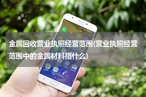 金属回收营业执照经营范围(营业执照经营范围中的金属材料指什么)