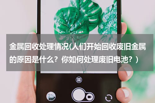 金属回收处理情况(人们开始回收废旧金属的原因是什么？你如何处理废旧电池？)