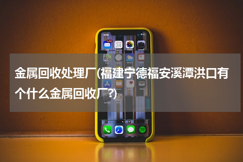 金属回收处理厂(福建宁德福安溪潭洪口有个什么金属回收厂?)