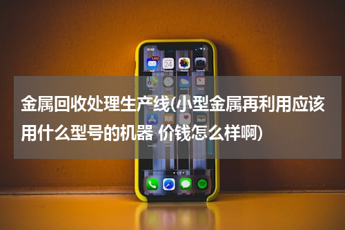 金属回收处理生产线(小型金属再利用应该用什么型号的机器 价钱怎么样啊)