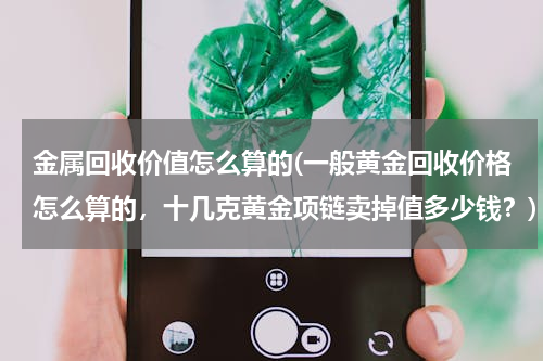 金属回收价值怎么算的(一般黄金回收价格怎么算的，十几克黄金项链卖掉值多少钱？)