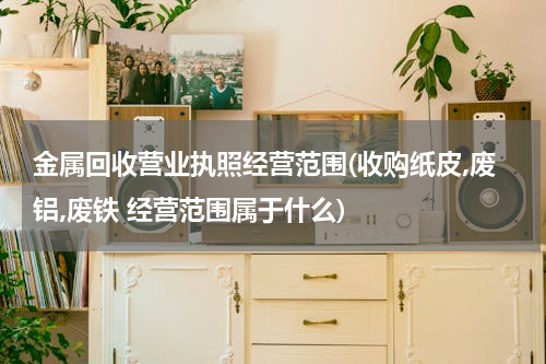 金属回收营业执照经营范围(收购纸皮,废铝,废铁 经营范围属于什么)
