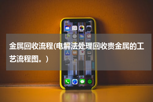 金属回收流程(电解法处理回收贵金属的工艺流程图。)