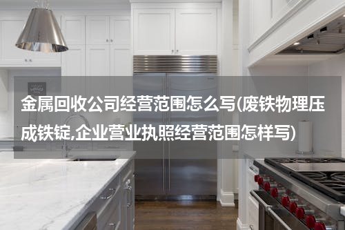 金属回收公司经营范围怎么写(废铁物理压成铁锭,企业营业执照经营范围怎样写)