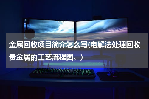 金属回收项目简介怎么写(电解法处理回收贵金属的工艺流程图。)