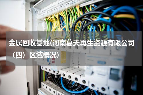 金属回收基地(河南葛天再生资源有限公司（四）区域概况)