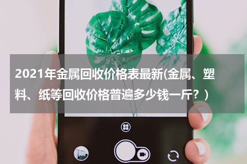 2021年金属回收价格表最新(金属、塑料、纸等回收价格普遍多少钱一斤？)
