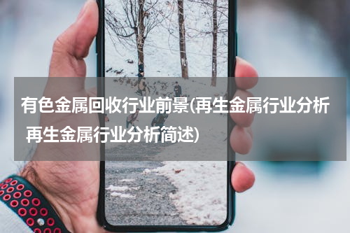 有色金属回收行业前景(再生金属行业分析 再生金属行业分析简述)