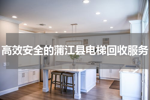 高效安全的蒲江县电梯回收服务